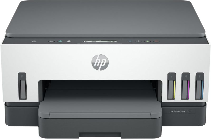 Photo 1 of HP Smart -Tank 7001 Wireless All-in-One Cartridge-free Ink -Tank Printer, up to 2 years of ink included, mobile print, scan, copy (28B49A)
