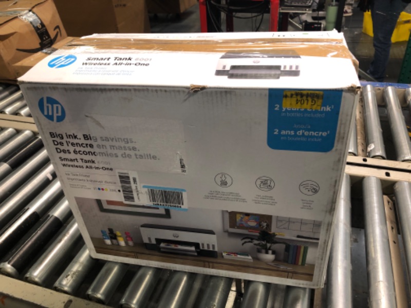 Photo 2 of HP Smart -Tank 6001 Wireless All-in-One Cartridge-free Ink Printer, up to 2 years of ink included, mobile print, scan, copy (2H0B9A)