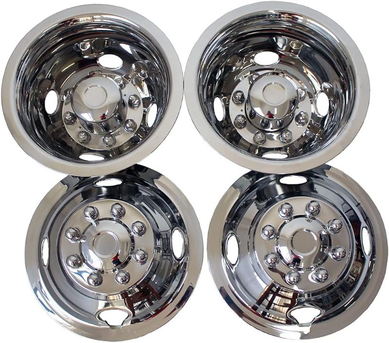 Photo 1 of 16 Inch Stainless Steel Wheel Simulators Full Kits for Most of Chevy GMC Ford Dodge Dually Wheels

