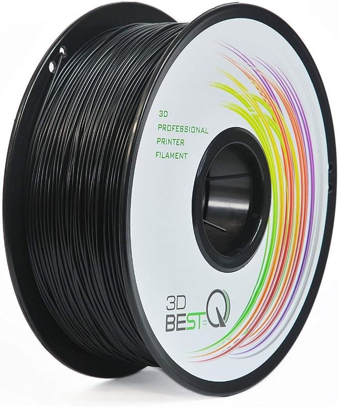 Photo 1 of 3D BEST-Q GF-PC (Glass Fiber-infilled) Black 1.75MM 3D Printer Filament, N.W. 1KG, Hight Hardness&Toughness ?Black?