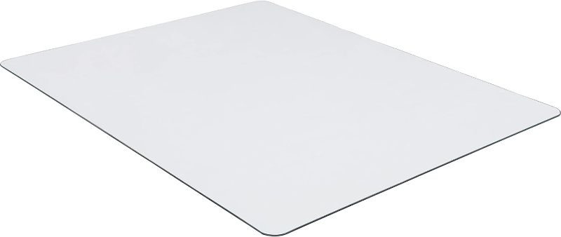 Photo 1 of Lorell Tempered Glass Chairmat, 60", Clear
