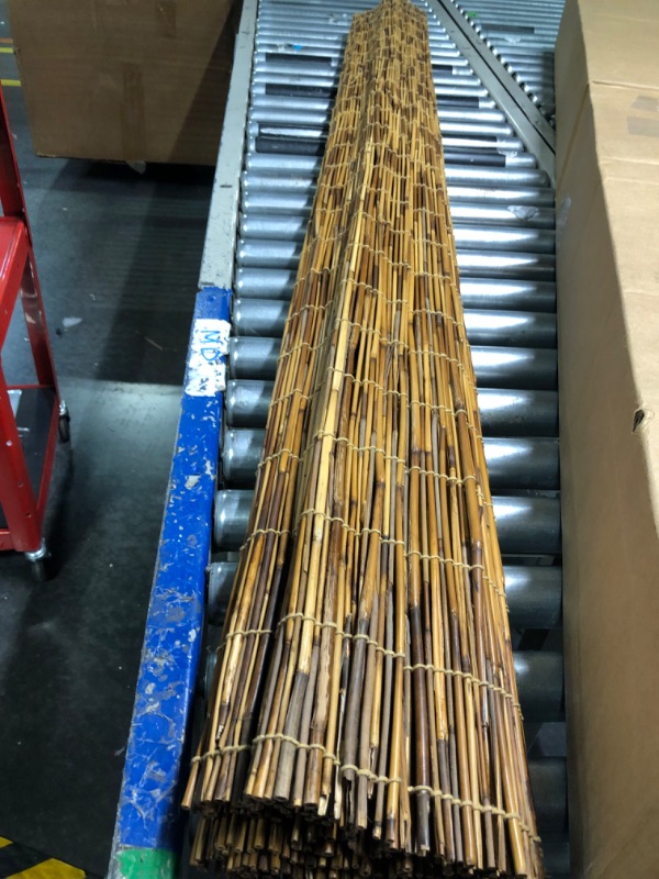 Photo 1 of 1.6ft 3ft 4ft 6ft Natural Reed Screen Bamboo Privacy Fencing for Garden DIY Screening Cover Reed Fence Rolls Small Patio Balconies Decorative (Color : Natural, Size : 6'H x23'L)
