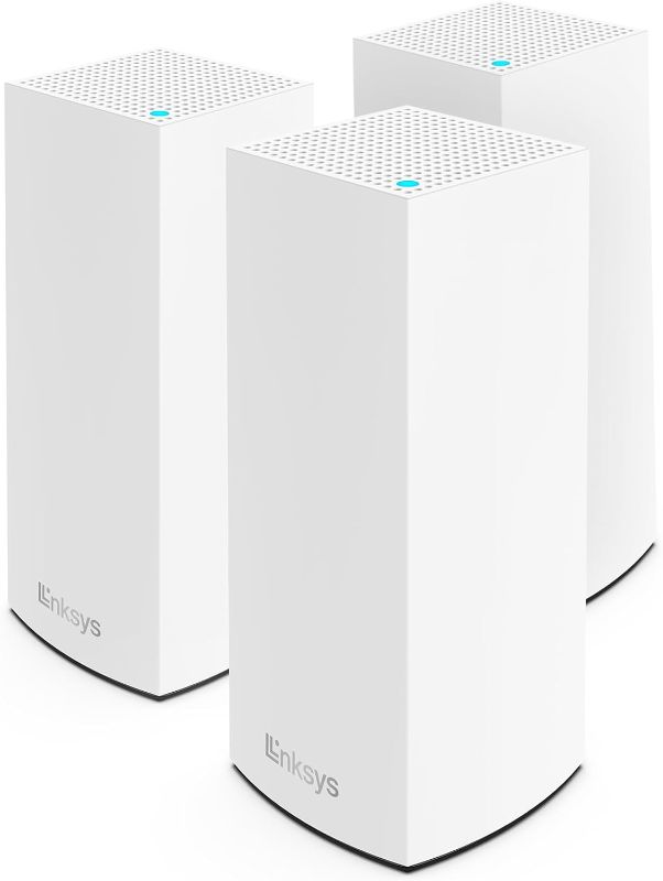 Photo 1 of *** FOR OLDER MODEL** Linksys MX8503 Atlas WiFi 6E Router Home WiFi Mesh System, Tri-Band, 9,000 Sq. ft,195+ Devices, Replaces Routers and Extenders, Gaming & Streaming, Speeds up to (AX8400) 8.4Gbps - 3PK