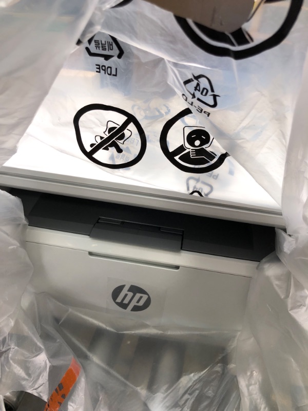 Photo 3 of HP LaserJet MFP M140w Wireless Black and White All-in-One Printer (7MD72F), White New Version: M140w