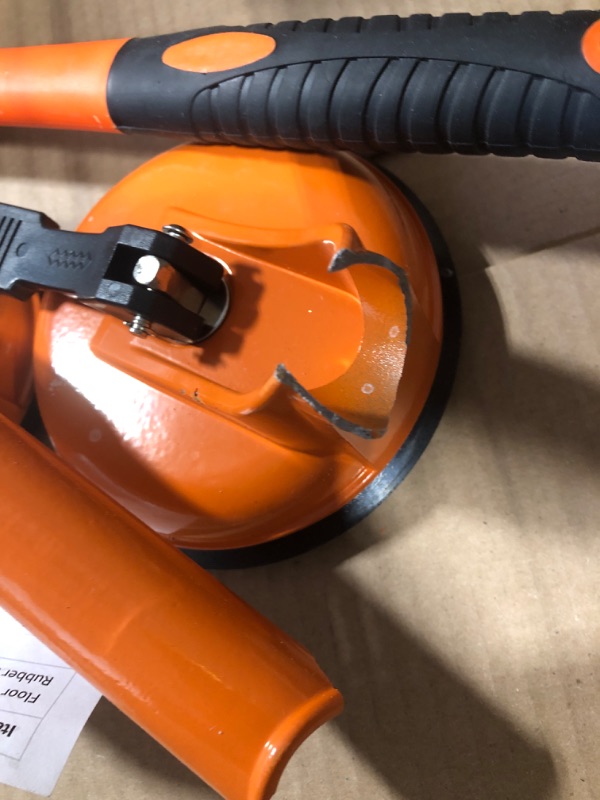 Photo 3 of Floor Gap Fixer Tool for Laminate Floor Gap Repair Include Premium Quality Heavy Duty Aluminum Suction Cup and Fiberglass Handle Rubber Mallet - Can't Use on Scraped Surface Floor  BROKEN, SEE PICTURES***USED*** 