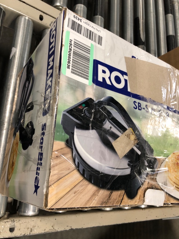 Photo 4 of 10inch Roti Maker by StarBlue with FREE Roti Warmer - The automatic Stainless Steel Non-Stick Electric machine to make Indian style Chapati, Tortilla, Roti AC 110V 50/60Hz 1200W SB-SW2093