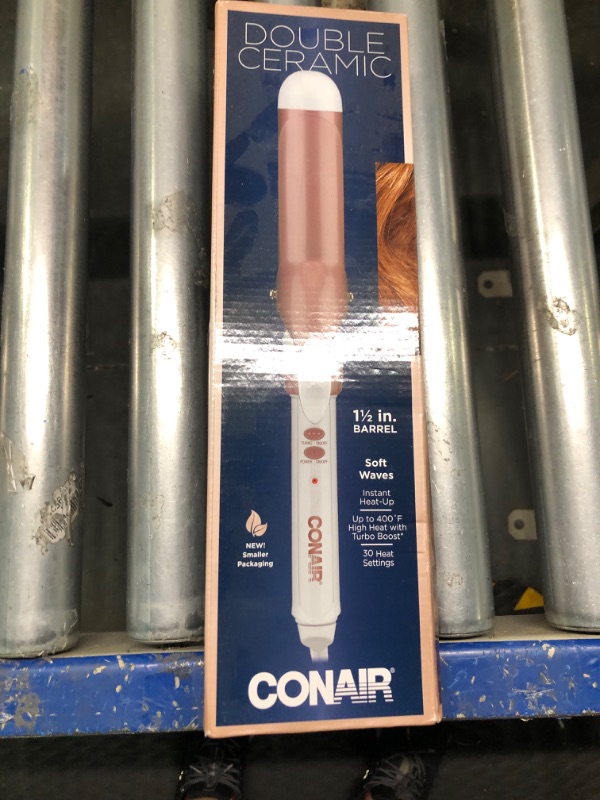 Photo 2 of Conair Double Ceramic Rose Gold Curling Iron - 1.5&#34;