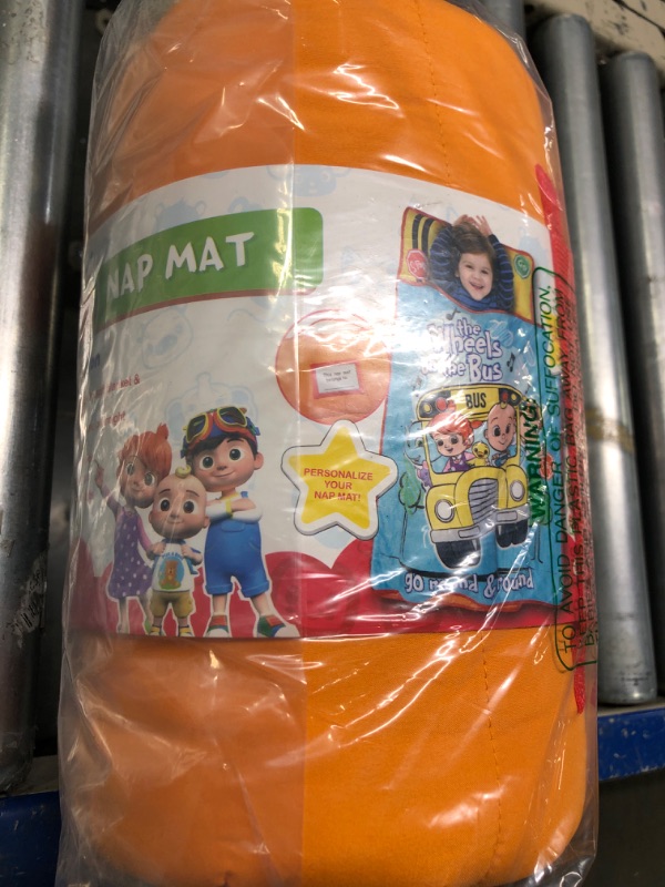 Photo 1 of CoComelon Kids Nap-Mat Set – Includes Pillow and Fleece Blanket – Great for Boys or Girls Napping During Daycare, Preschool, or Kindergarten - Fits Toddlers and Young Children