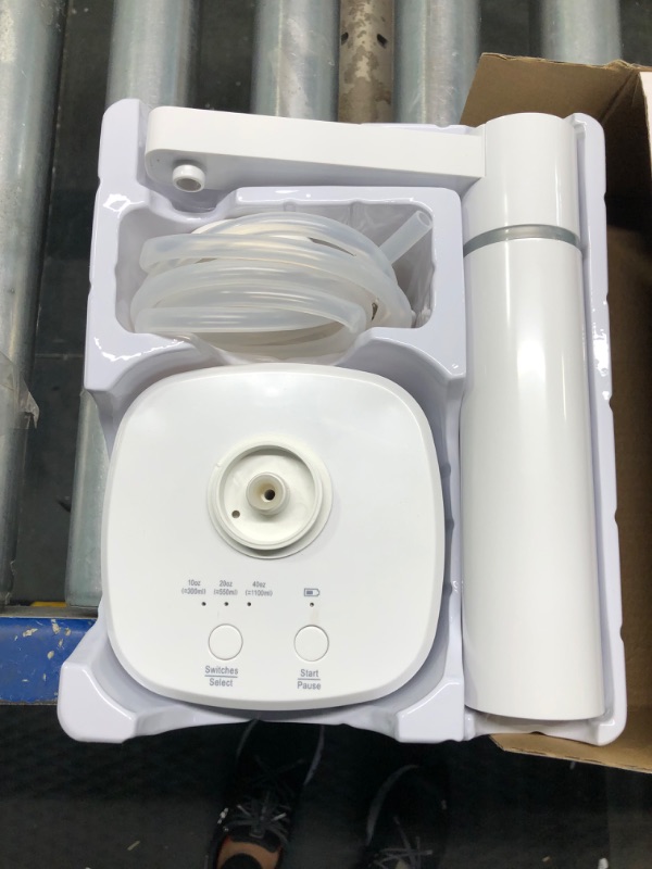 Photo 3 of **USED**FOR PARTS**Desktop Water Dispenser, Portable Water Bottle Dispenser Pump for 5 Gallon Water Bottle, Bedside Table Smart Water Pump USB Charging Detchable