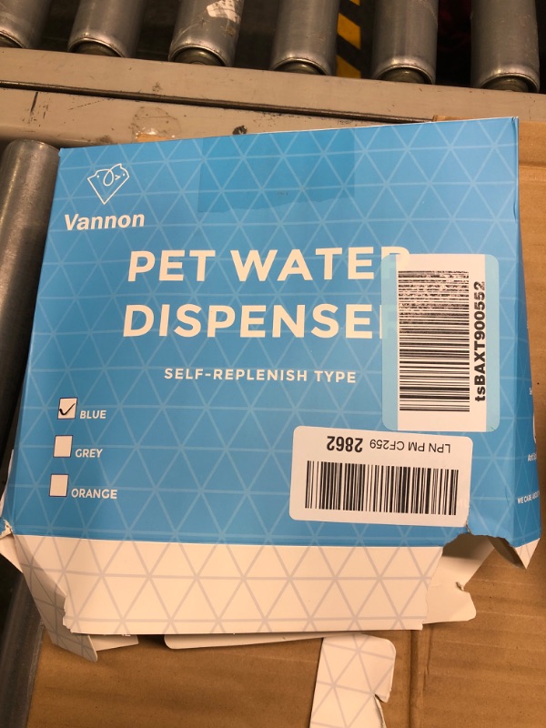 Photo 2 of 16oz Pet Water Bottle, Gravity Dog Water Bowl Dispenser for Cage, Anti-Overflow Water Dispenser for Small Dogs, Cats, Rabbits and Other Small Animals, BPA Free, Blue