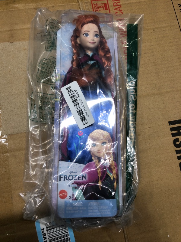 Photo 2 of Disney Frozen Anna Fashion Doll & Accessory, Signature Look, Toy Inspired by the Movie Disney Frozen Anna 1