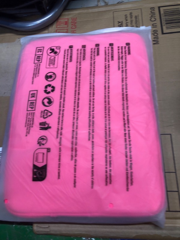 Photo 1 of RAINYEAR 15.6 Inch Laptop Sleeve Compatible with 15.6" Notebook Computer Chromebook Protective Case Soft Carrying Bag Zipper Cover with Front Pocket & Accessories Pouch(Bright Pink) 15.6" Bright Pink