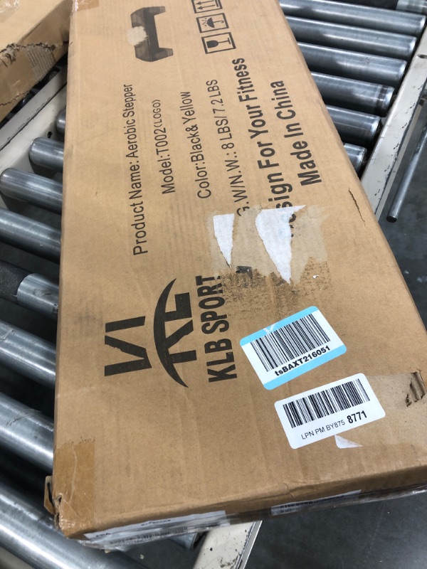 Photo 1 of Adjustable Exercise Workout Aerobic Stepper Step Platform Trainer Yellow