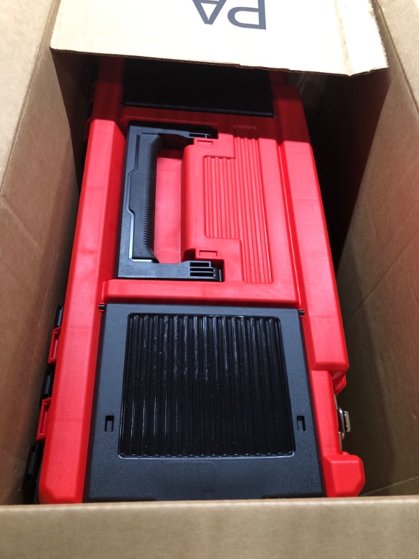 Photo 2 of ***MISSING PIECES***   CRAFTSMAN DIY 19.27-in Red Plastic Lockable Tool Box