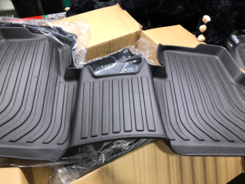 Photo 3 of Floor Mats&Cargo Liner Set for 2024 2023 2022 Lexus NX,All Weather TPE Floor Liners,4PCS 1st&2nd&Back Row Cargo mats Full Set NX Car Mats Accessories