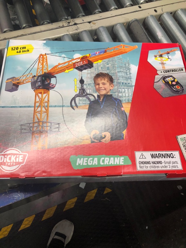 Photo 2 of DICKIE TOYS Mighty Construction Crane with Remote Control, 48" inches and 350 degree rotation Trolley, for Ages 3 and up