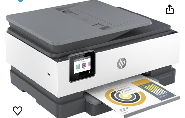 Photo 1 of HP OfficeJet Pro 8025e Wireless Color All-in-One Printer with bonus 6 free months Instant Ink with HP+ (1K7K3A), Gray