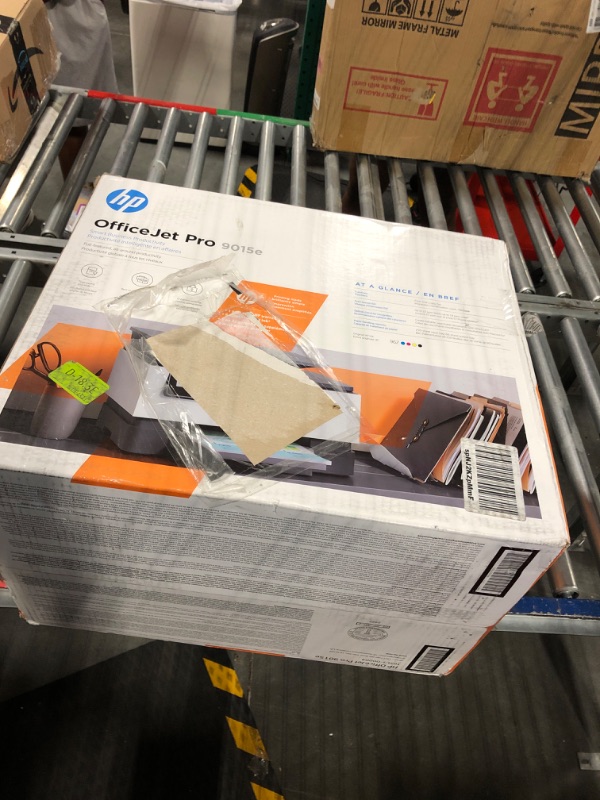 Photo 1 of HP OfficeJet Pro 9015e Wireless Color All-in-One Printer with bonus 6 months Instant ink with HP+ (1G5L3A),Gray