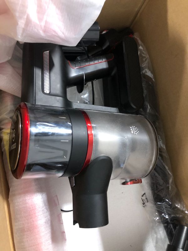 Photo 3 of ***MISSING BATTERY//SOLD AS PARTS*** 
LG CordZero Cordless Stick Vacuum Cleaner, Hard Floor, Carpet, Upholstery, Car, Pet Hair, Powerful Suction, Extra Battery, Up to 80 Min, Lightweight, Handheld, A907GMS