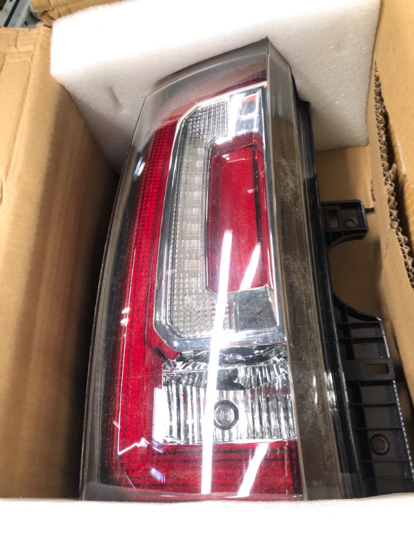 Photo 2 of Goopool Tail Lights Assembly Compatible With GMC Yukon/Yukon XL 2015 2016 2017 2018 2019 2020 Left Driver Side LED Lens Taillights Brake Signal Assembly With Bulb