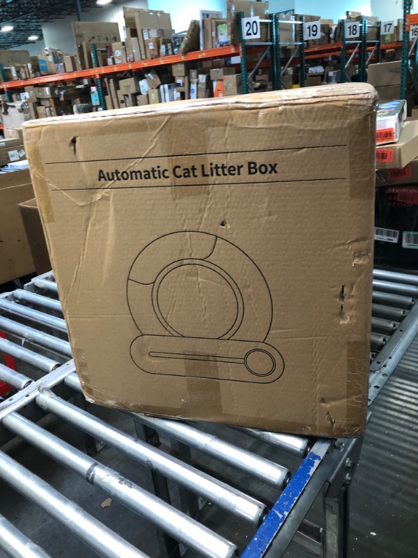 Photo 7 of Self Cleaning Cat Litter Box, Automatic Cat Litter Box with Mat & Liners, 65L+9L Large Capacity Self Cleaning Litter Box, APP Control/Suitable for Multiple Cats?Optimized Version?