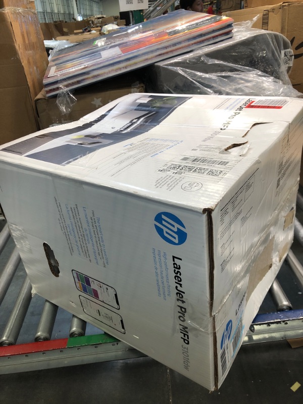 Photo 1 of HP Laserjet Pro MFP 3101fdw Wireless Black & White Printer with Fax