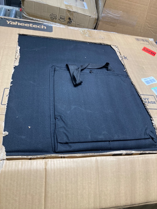 Photo 1 of **** NOT FUNCTIONALL***** SELLING AS PARTS*****Yaheetech Spa Bed Portable Lash Bed Massage Bed Foldable Spa Tables Adjustable 2 Fold with Non-woven Bag, Black