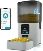 Photo 1 of 5G WiFi Automatic Cat Feeders: Smart Automatic Cat Food Dispenser with Slow Feeding Mode, Detachable for Easy Cleaning, Pet Feeder with Alexa, 1-30 Meals Per Day for Multiple Pets 