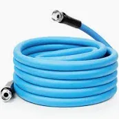 Photo 1 of 25ft Camper RV Water Hose, 5/8'' Drinking Water Hose for RV Park, Camping, Garden, Lead-Free and Kink-Free, NSF Certified, Blue