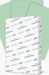 Photo 1 of Hammermill Colored Paper, 20 lb Green Printer Paper, 11 x 17-1 Ream  ** less then 200 sheets ** 