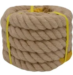 Photo 1 of "Twisted Manila Rope Jute Rope Natural Thick Hemp Rope