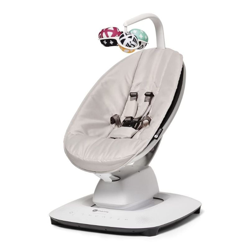 Photo 1 of 4moms MamaRoo Multi-Motion Baby Swing, Bluetooth Baby Swing with 5 Unique Motions, Grey