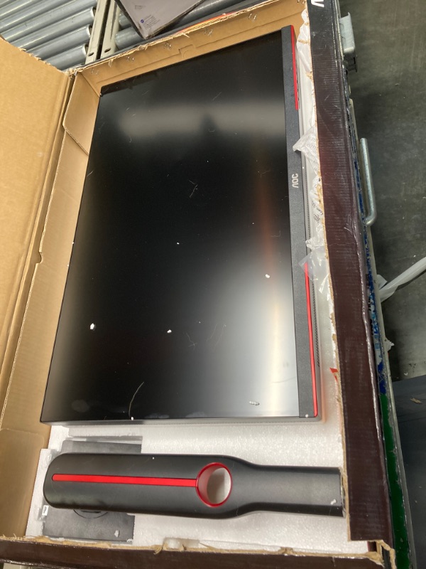 Photo 1 of AOC Q27G3XMN 27" QHD 2560x1440 Gaming Monitor with Mini-LED Backlight, 180Hz 1ms, Adaptive-Sync, VESA DisplayHDR 1000, Height Adjustable, 3-Year Zero-Bright-dot 27" QHD | VA | Mini-LED 180Hz Low Latency