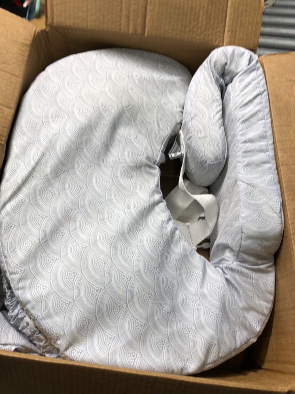 Photo 1 of My Brest Friend Twin Nursing Pillow - Enhanced Comfort with Slipcover - Ergonomic Breastfeeding Pillow for Ultimate Support - Adjustable Nursing Pillow with Handy Side Pocket, Horizon