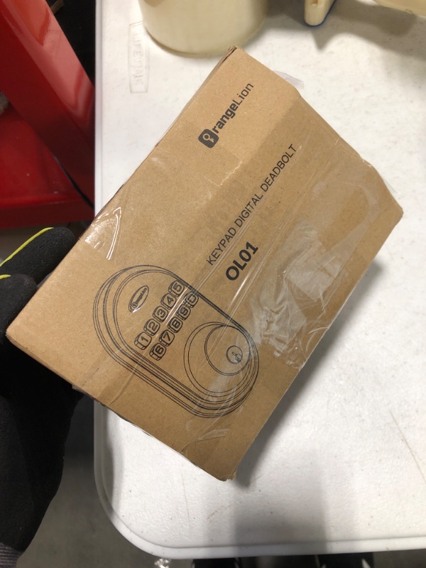 Photo 1 of **USED///SOLD AS PARTS** 
OrangeLion Keyless Entry Deadbolt Lock, Smart Electronic Keypad Door Lock, Auto Lock, 1 Touch Locking, Back Lit, Easy Installation for Front Back Door, Satin Nickel
