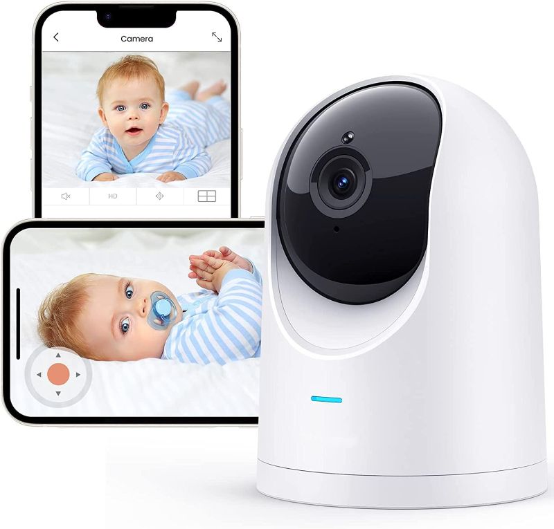 Photo 1 of Baby Monitor - 2K Ultra HD Video Baby Monitor with Camera and Audio - Baby Camera Monitor WiFi Smartphone with Night Vision, Video Recording, App Control, Motion Detection/Tracking, 2-Way Audio Y20