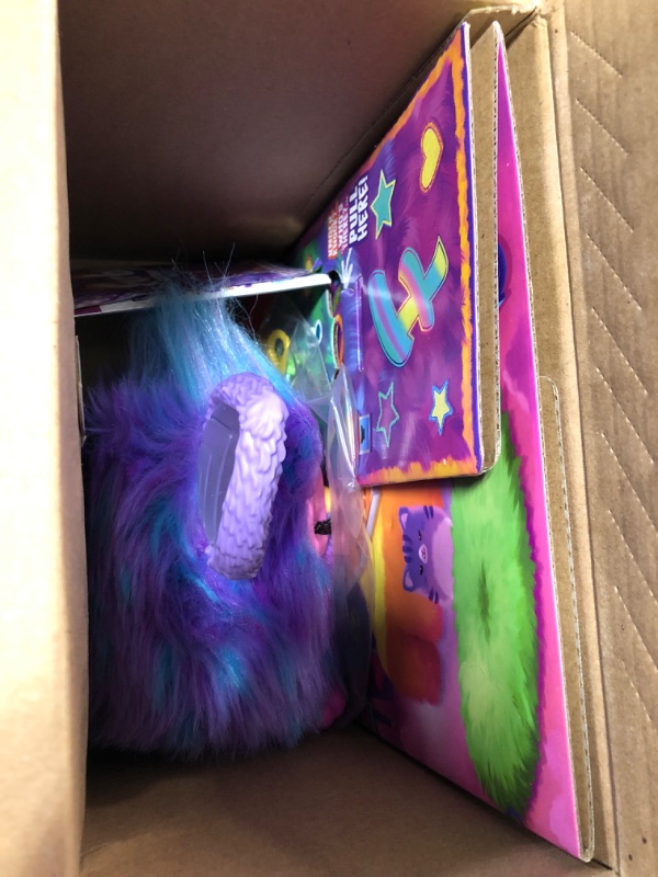 Photo 1 of Furby Purple, 15 Fashion Accessories, Interactive Plush Toys for 6 Year Old Girls & Boys & Up, Voice Activated Animatronic