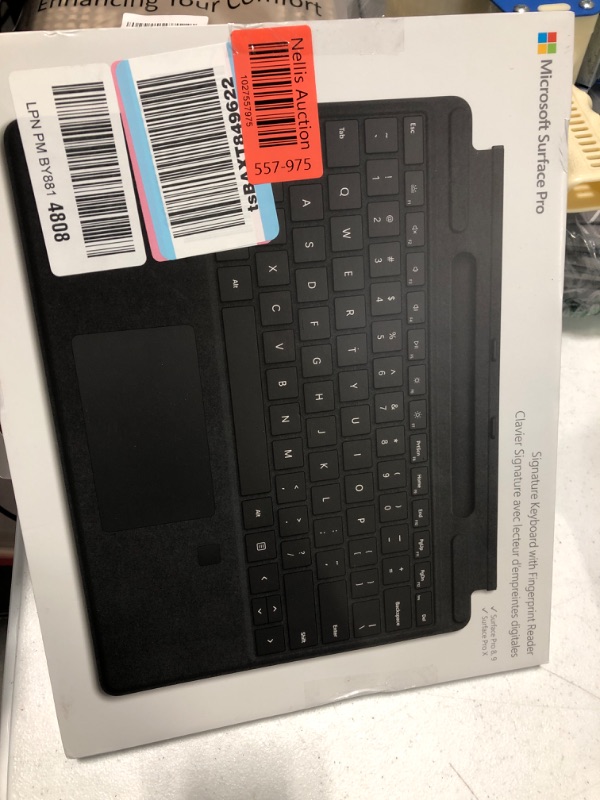 Photo 1 of Surface Pro Signature Keyboard for Pro X and Pro 8 with Fingerprint Reader