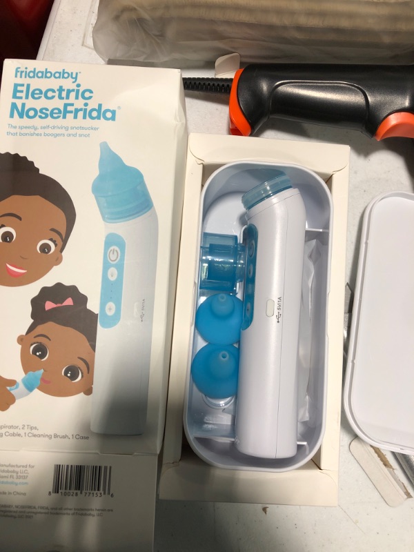 Photo 1 of FridaBaby Electric NoseFrida | USB Rechargeable Nasal Aspirator with Different Levels of Suction by Frida Baby