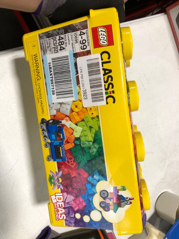 Photo 2 of LEGO Classic Medium Creative Brick Box 10696 Building Toy Set for Kids, Boys, and Girls Ages 4-99 (484 Pieces)