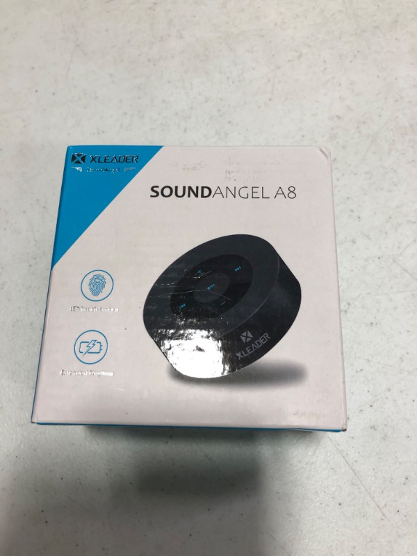 Photo 4 of [Smart Touch] Wireless Speaker XLeader SoundAngel A8 (3rd Gen) 5W Bass Small Speaker with Portable Waterproof Case 15h Playtime Support Mic TF card Aux for Tablet Laptop Office Beach Camping Xmas Gift Black