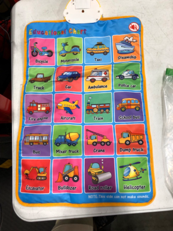 Photo 1 of Electronic Alphabet Wall Chart, Talking ABC, 123s, Music Poster, Interactive Educational Toddler Toy, Gifts for Age 1 2 3 4 5 Year Old Boys Girls, Kids Fun Learning at Daycare, Preschool, Kindergarten