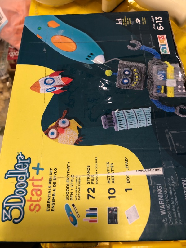Photo 1 of 3Doodler Start+ Essentials (2023) 3D Pen Set for Kids, Easy to Use, Learn from Home Art Activity Set, Educational STEM Toy for Boys & Girls Ages 6+
