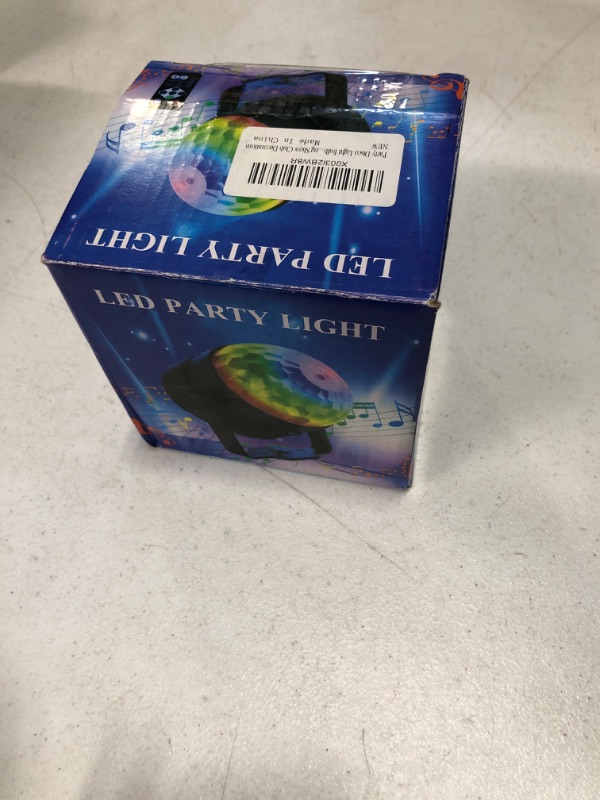 Photo 1 of Party Disco Light Bulb with Remote Control, Led Disco Balls DJ Lights, Strobe Light 7 Modes Stage Light for Home Room Dance Parties Birthday Karaoke Xmas Wedding Show Club Decorations