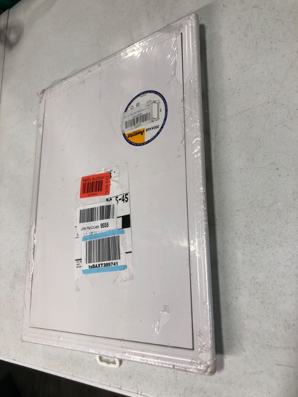 Photo 1 of 12" x 16" White Plastic Access Panel. Service Shaft Door Panel. Plumbing, Electricity, Heating, Alarm Wall Access Panel for Drywall. Bathroom Services Access Hole Cover. (12" x 16") Plastic 12" x 16"