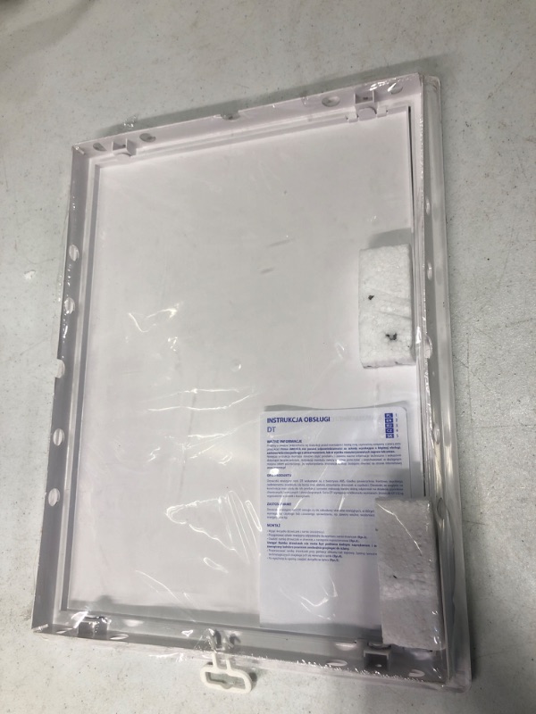 Photo 1 of 12" x 16" White Plastic Access Panel. Service Shaft Door Panel. Plumbing, Electricity, Heating, Alarm Wall Access Panel for Drywall. Bathroom Services Access Hole Cover. (12" x 16") Plastic 12" x 16"