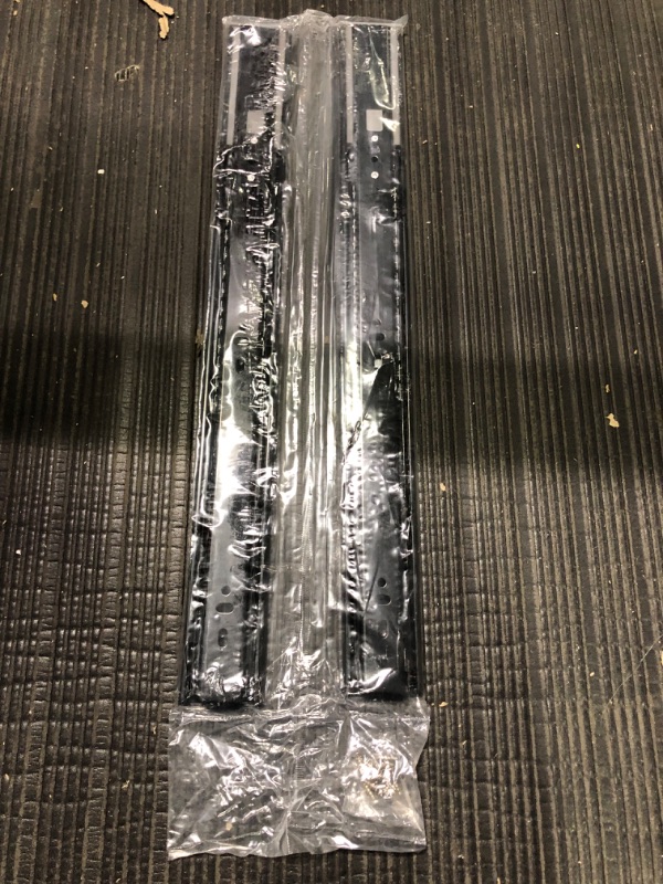 Photo 1 of Ravinte 1 Pairs  22 Inch Full Extension Ball Bearing Drawer Slides Side Mount Soft Close Drawer Slides Drawer Glide 22 Inch Black 1