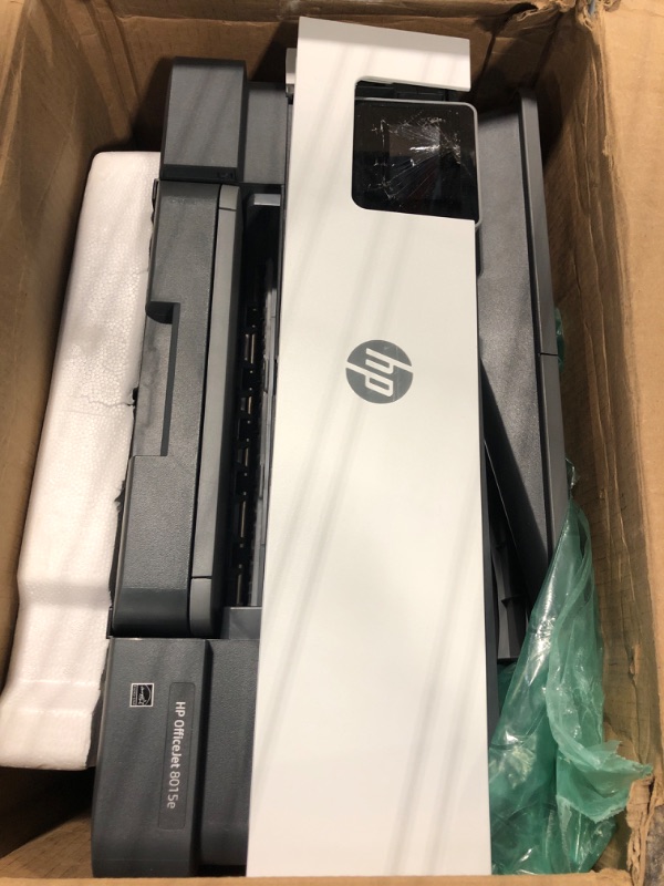 Photo 3 of HP OfficeJet 8015e Wireless Color All-in-One Printer with 6 Months Free Ink (228F5A) (Renewed Premium),White