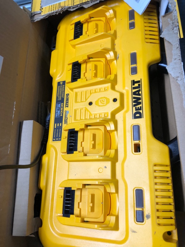 Photo 2 of Dewalt DCB104D4 12V/20V/60V MAX Battery and 4-Port Charger Starter Kit