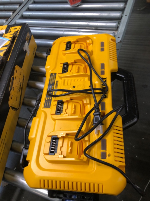 Photo 1 of Dewalt DCB104D4 12V/20V/60V MAX Battery and 4-Port Charger Starter Kit